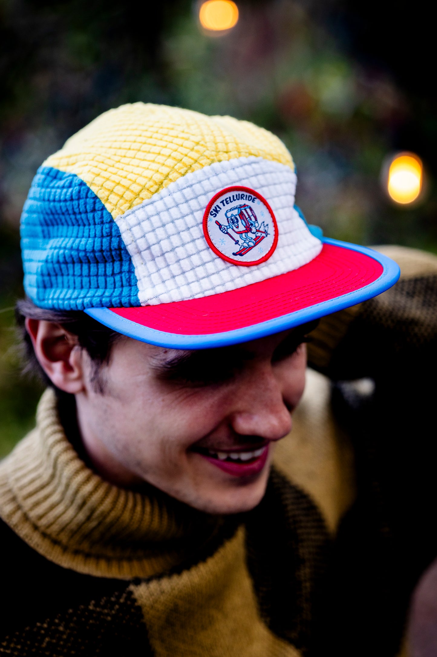 Telluride Gondola Grid Fleece Camp Hat