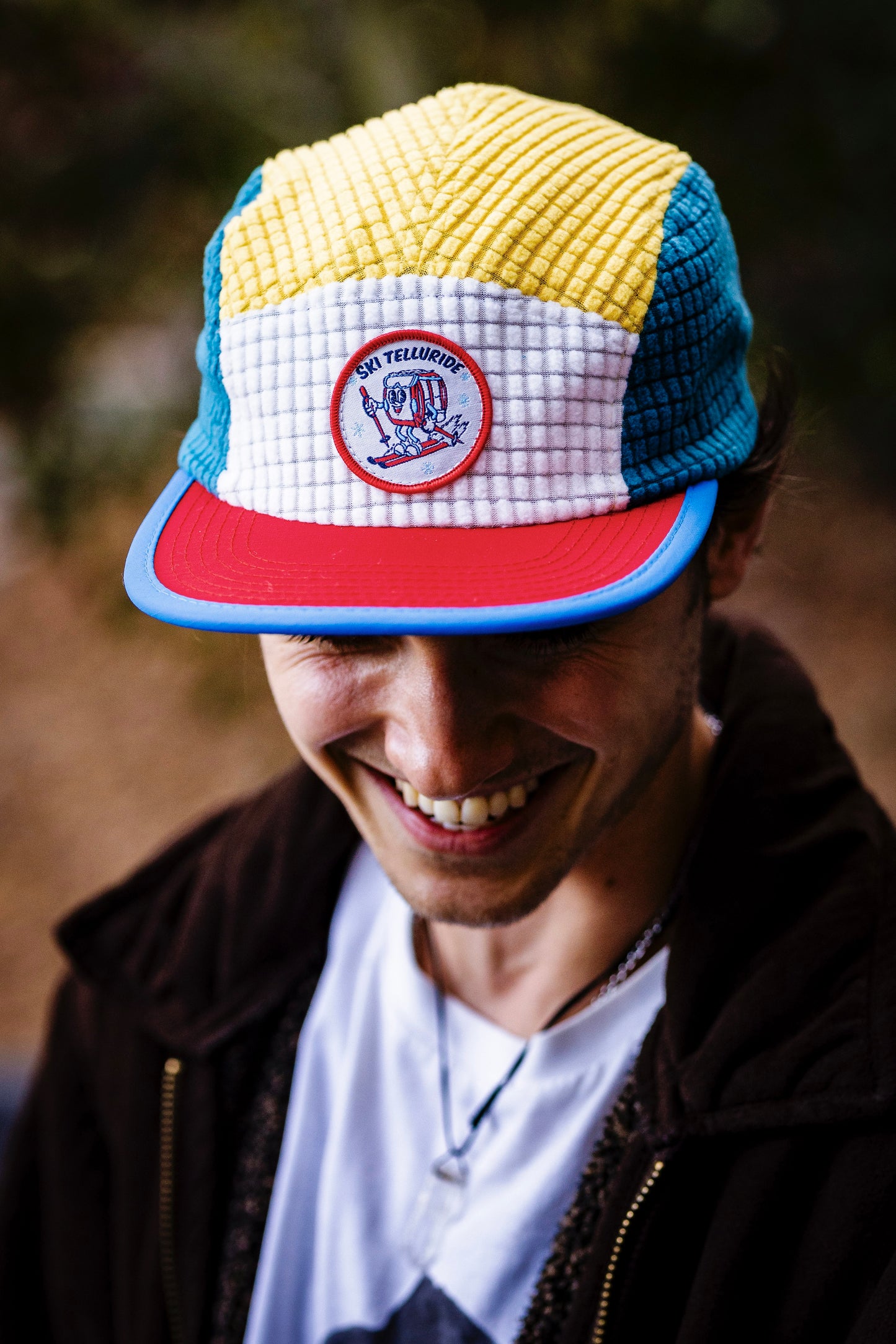 Telluride Gondola Grid Fleece Camp Hat