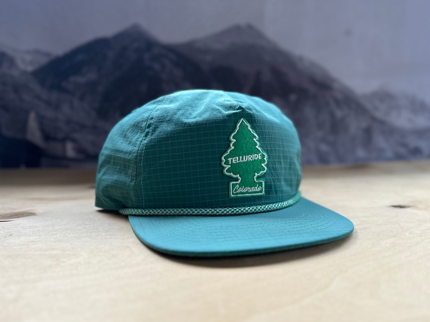 Telluride Happy Tree Nylon Hat - Green