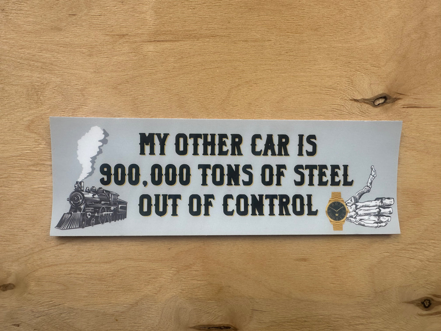 Tons of Steel Bumper Sticker