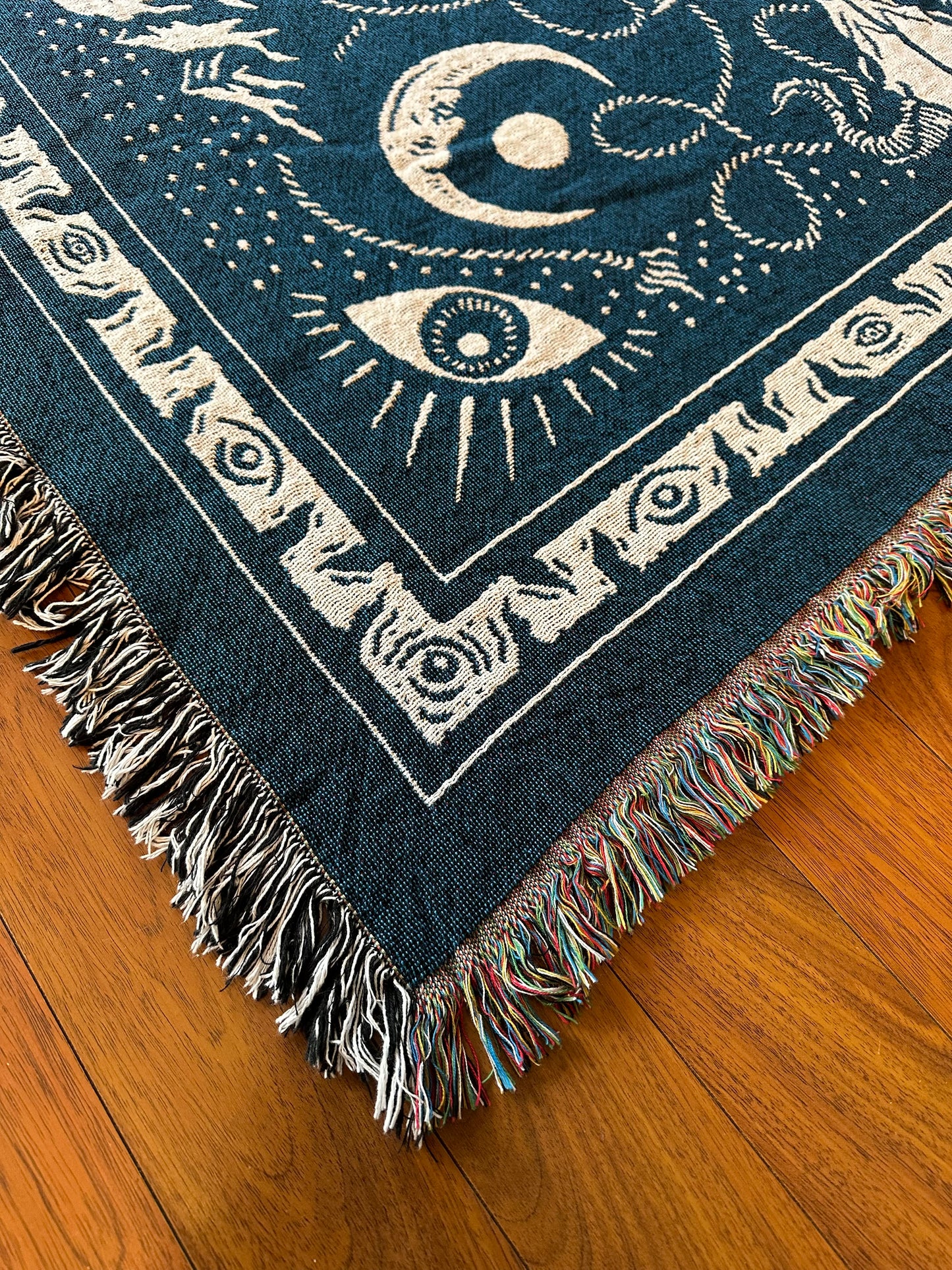Telluride Cowboy Moon Woven Blanket