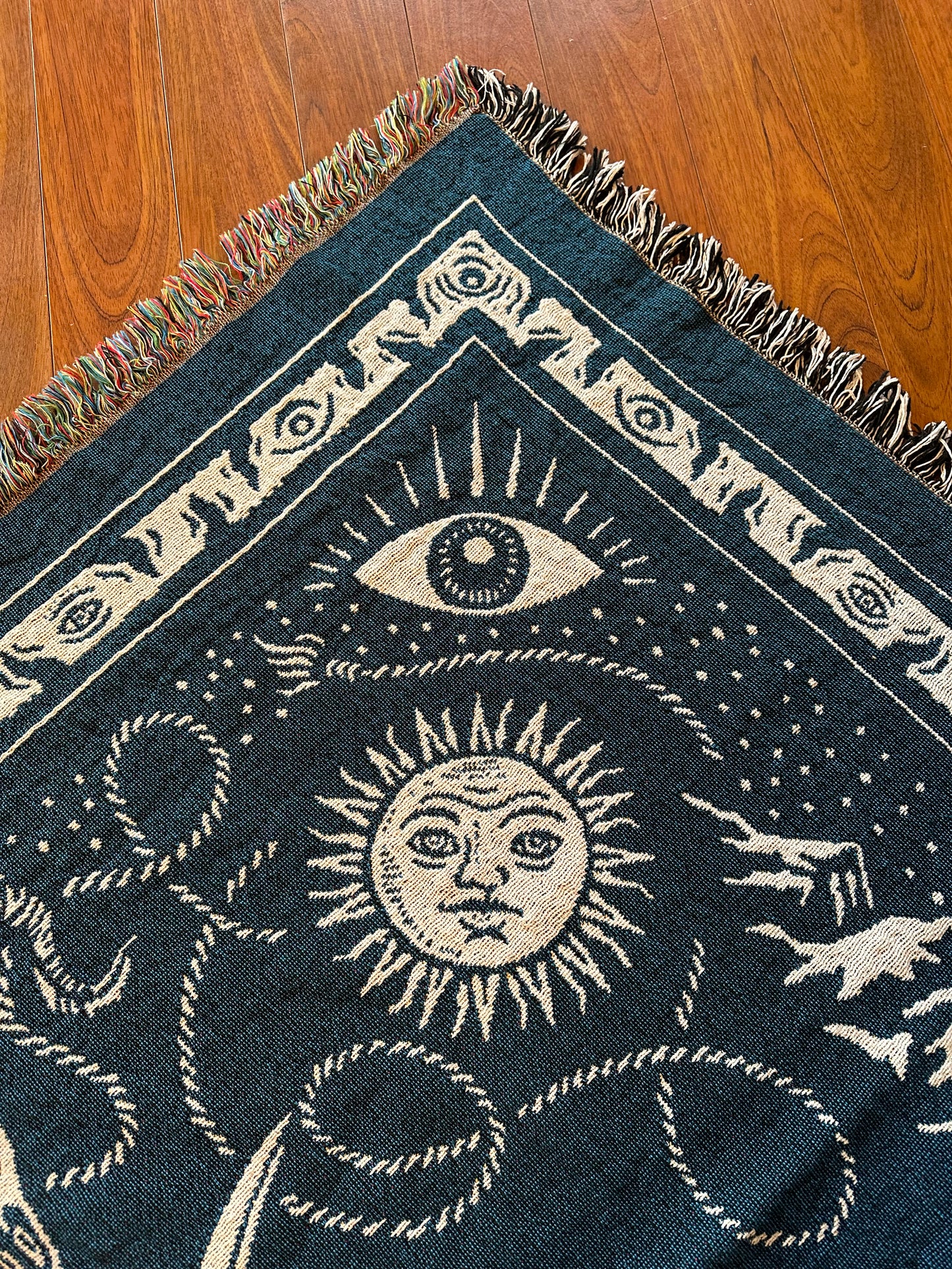 Telluride Cowboy Moon Woven Blanket