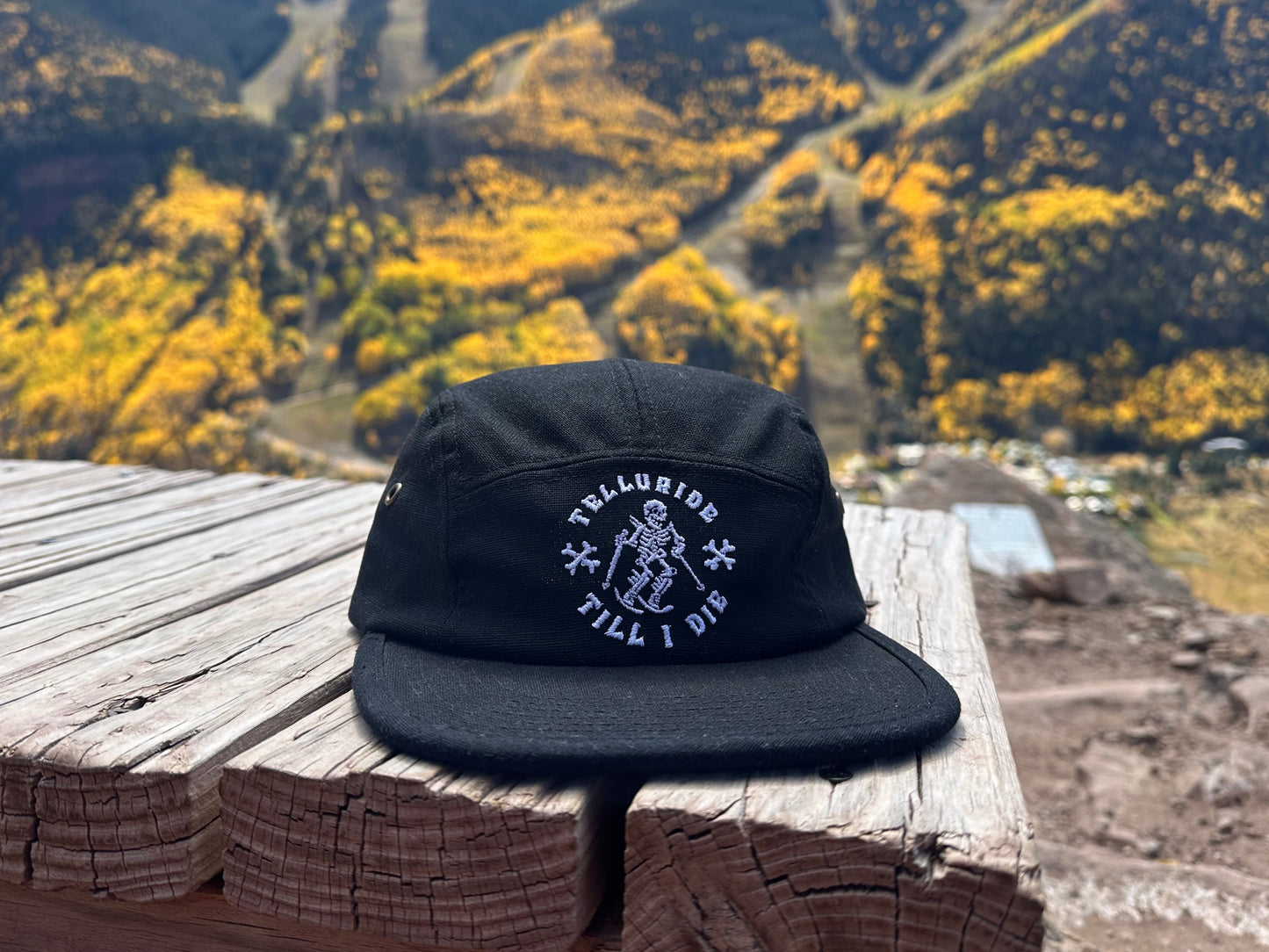 Telluride Till I Die Hat - Black Hemp