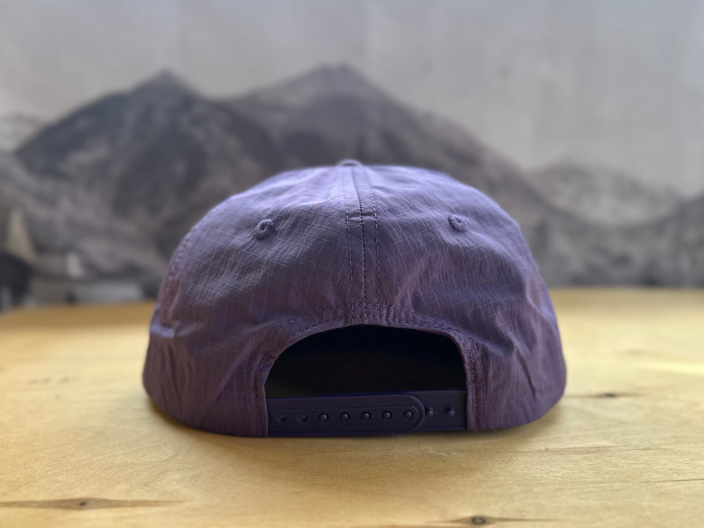 Ski Moon Ripstop Nylon Hat - Purple
