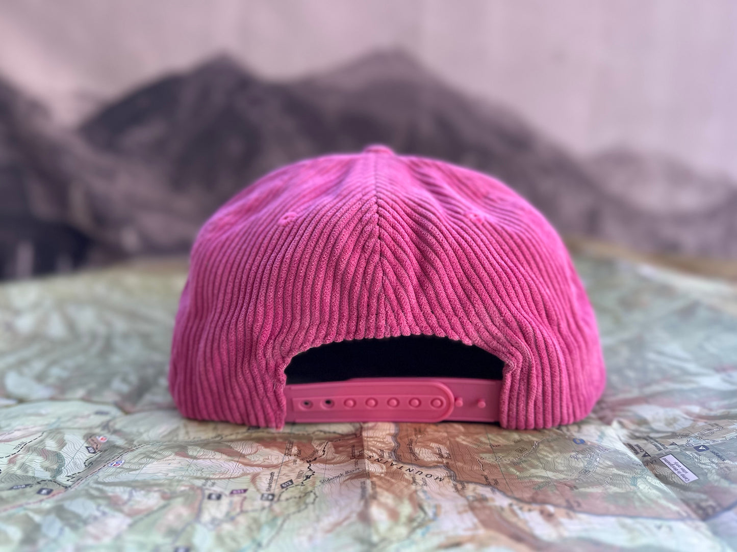 Telluride Rainbow Corduroy Hat - Pink