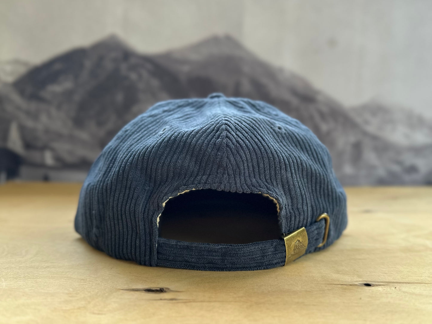 Telluride Snow Rainbow Corduroy Hat - Blue