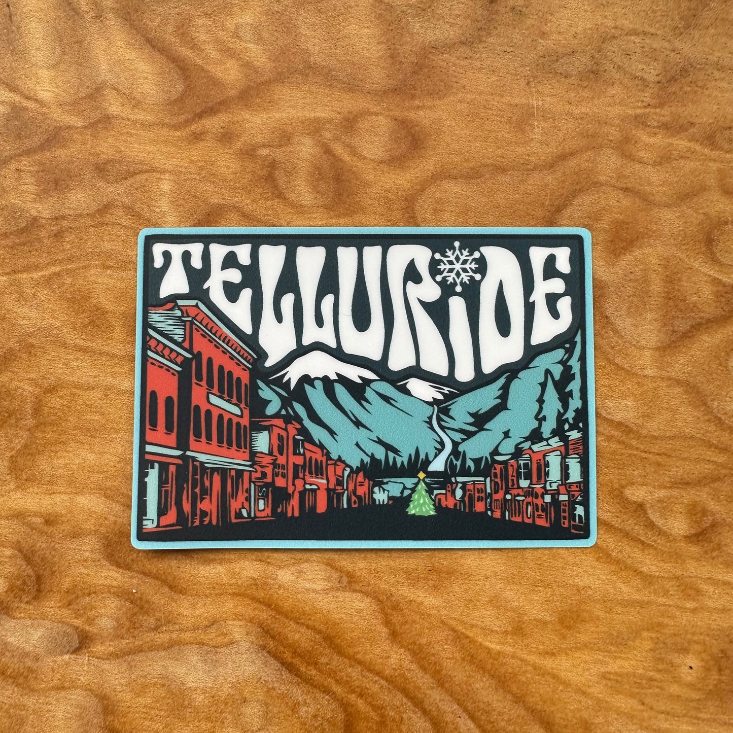 Winter Town of Telluride Stickers (2)
