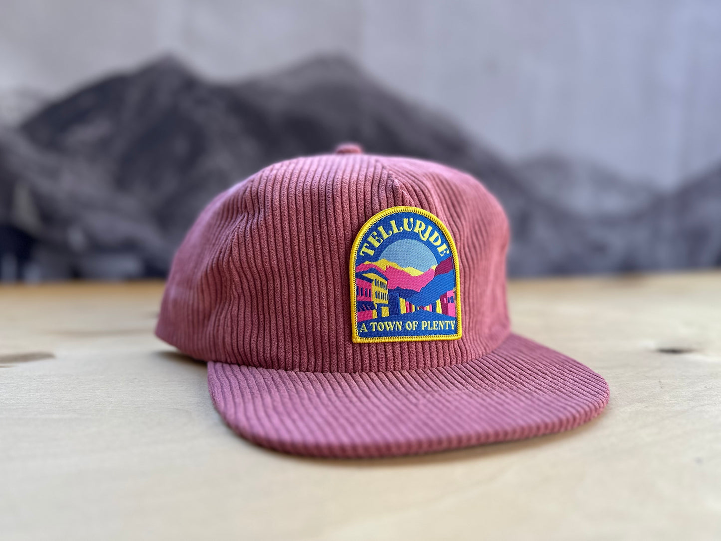 Telluride Alpenglow Corduroy Hat - Mauve Pink