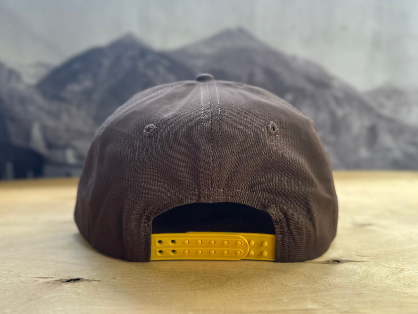 Telluride Flag Canvas Hat - Brown