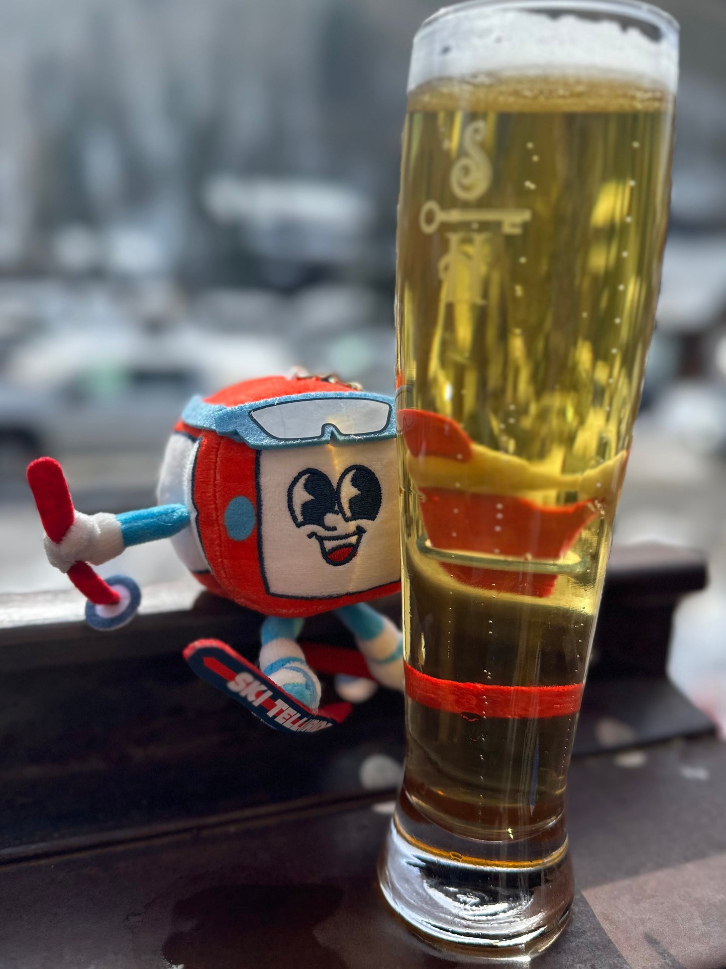 Gondola Gus Telluride Ski Plush Toy Key Chain