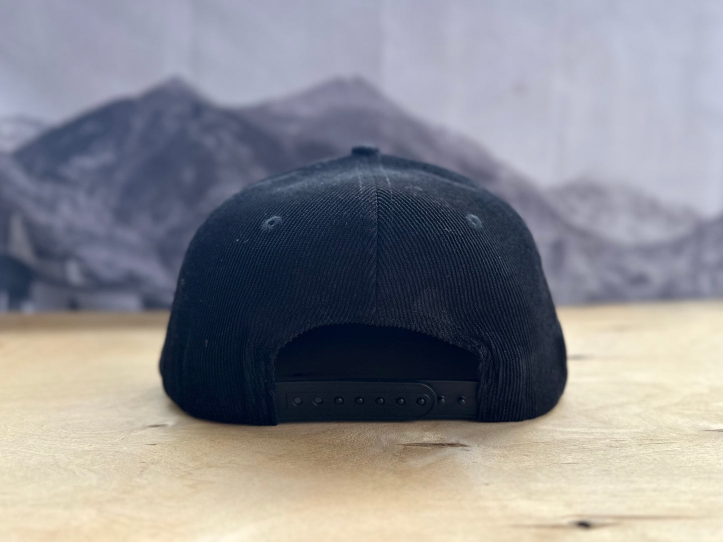 Ski Moon Corduroy Hat - Black