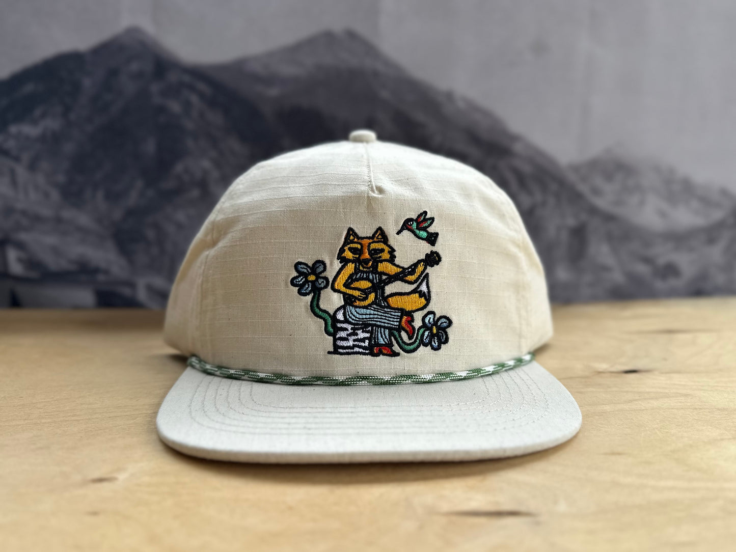 Banjo Fox Ripstop Cotton Hat - White