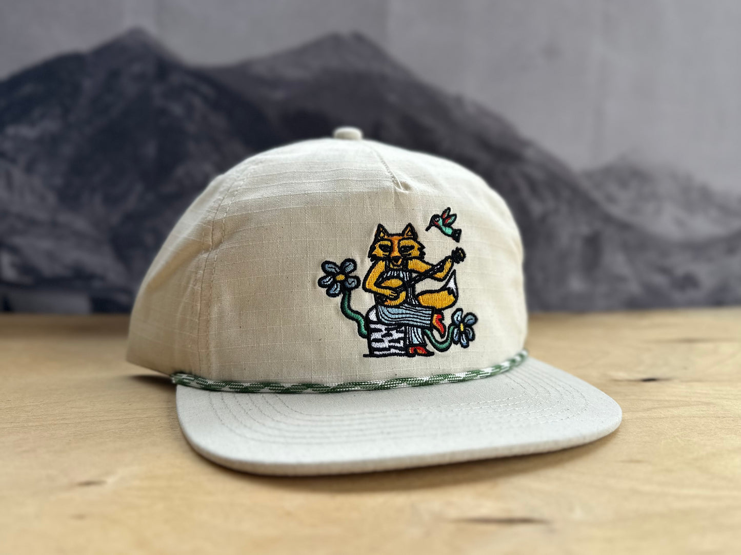 Banjo Fox Ripstop Cotton Hat - White