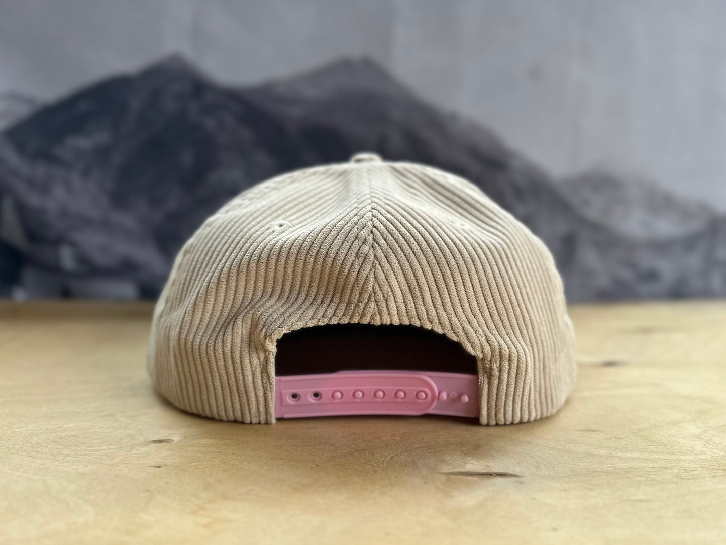Octopus String Band Corduroy Hat - Ivory