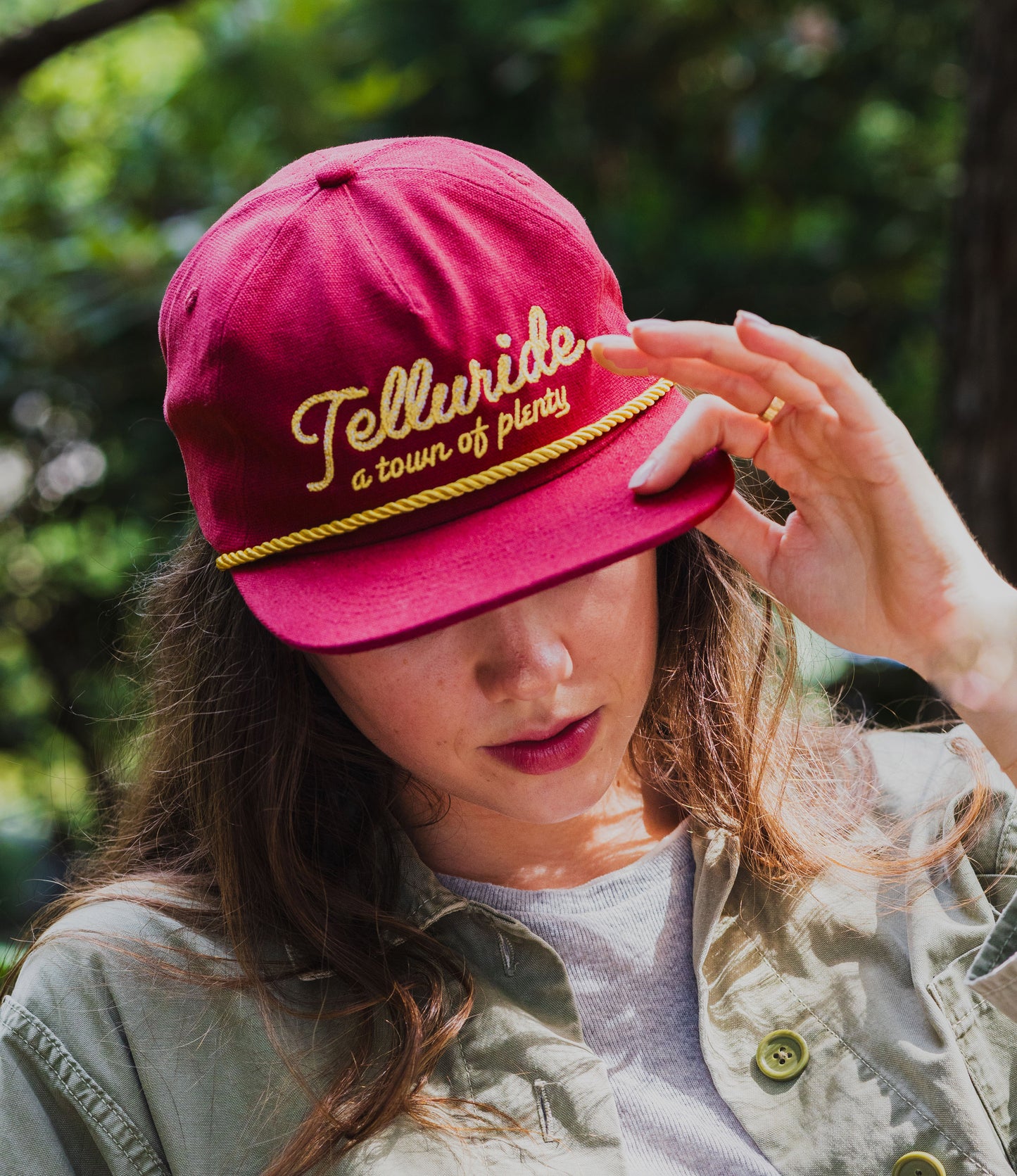 Telluride of Plenty Canvas Hat - Red