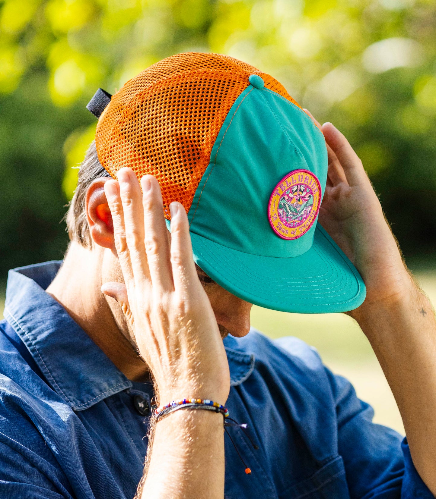 Telluride Town of Plenty Running Hat - Teal
