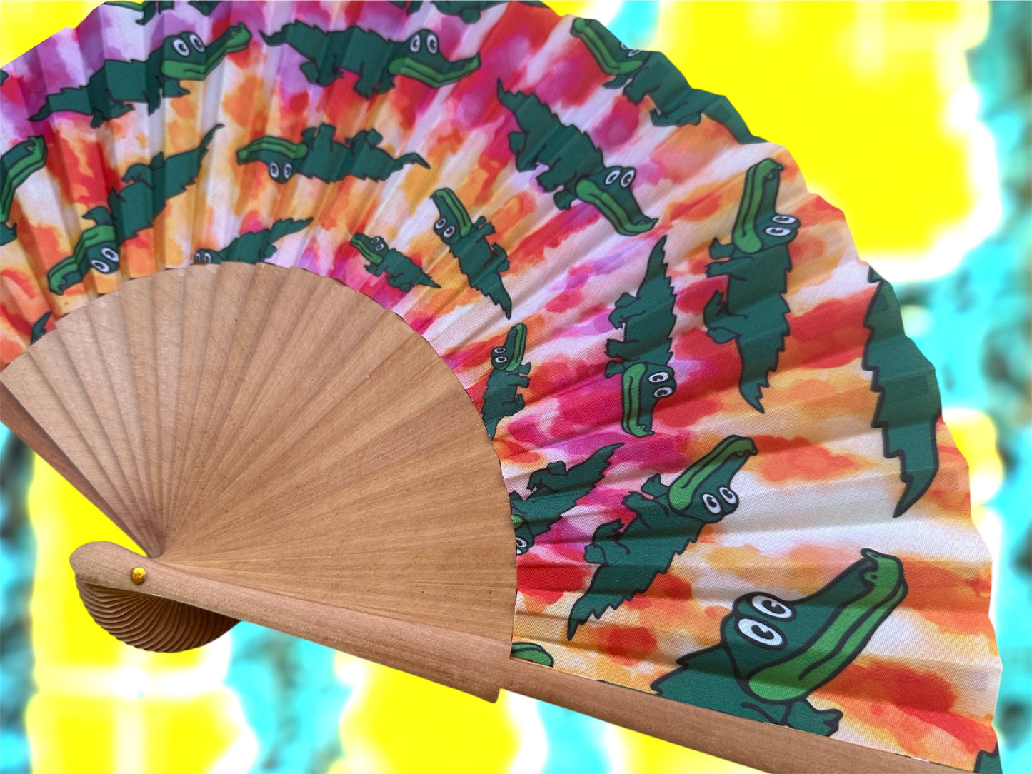 King Gizzard Lizard Hand Fan