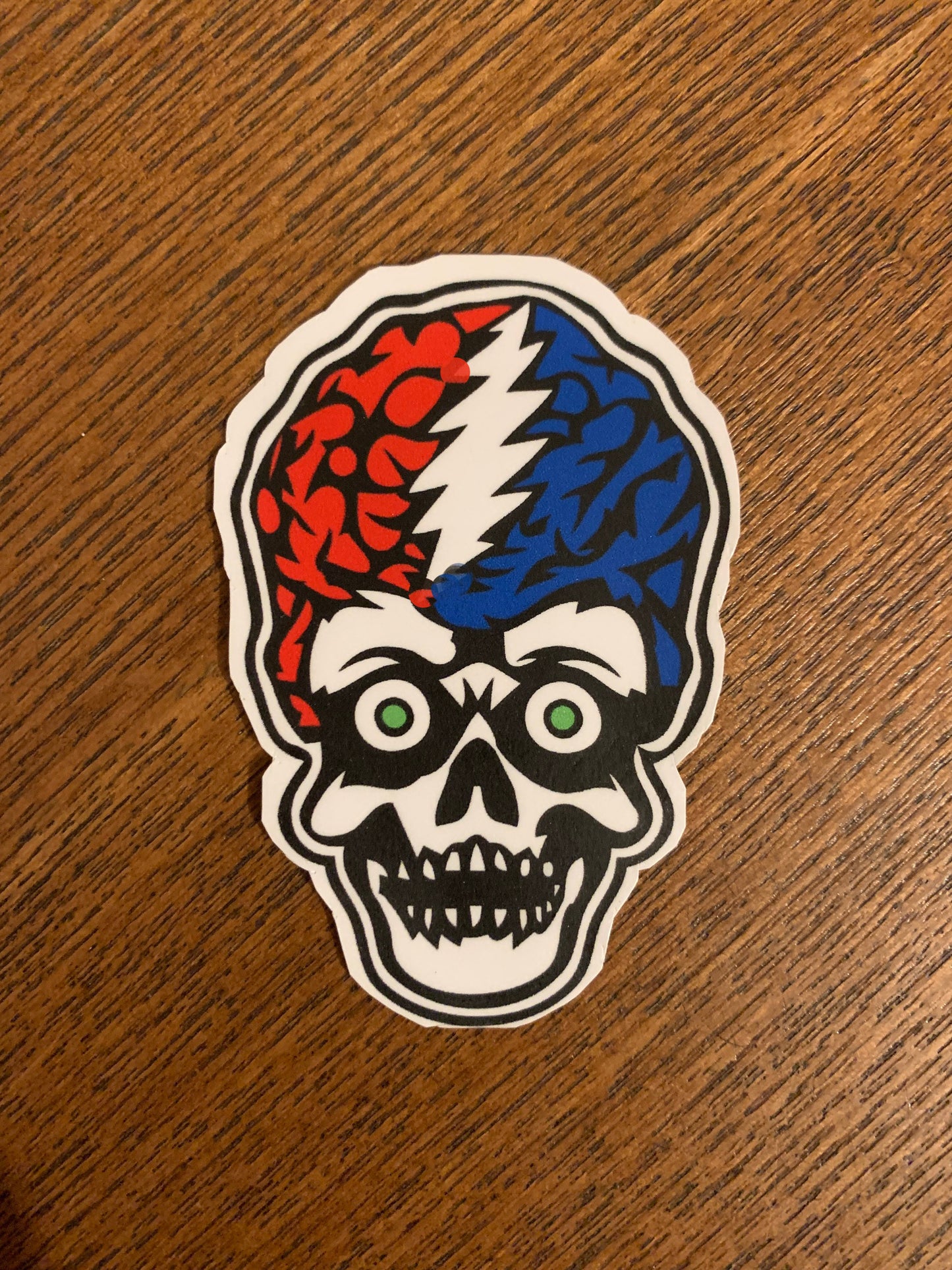 Mars Attacks Your Face Dead Alien Sticker (2)