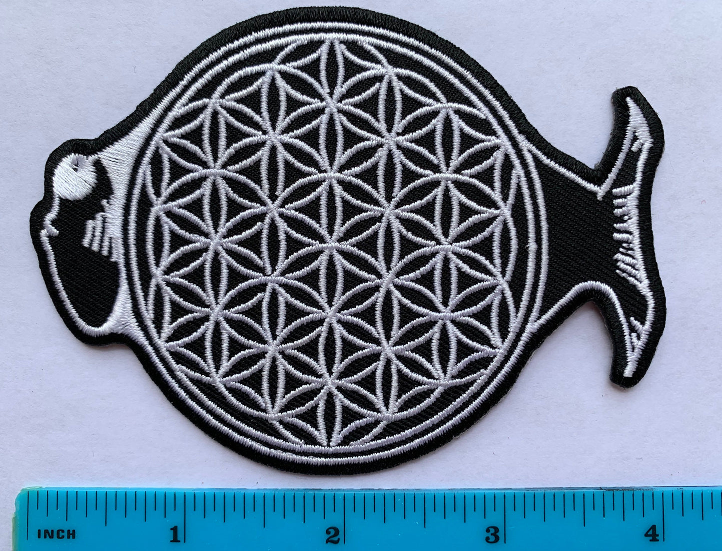 Mandala Fish Iron-on Patch