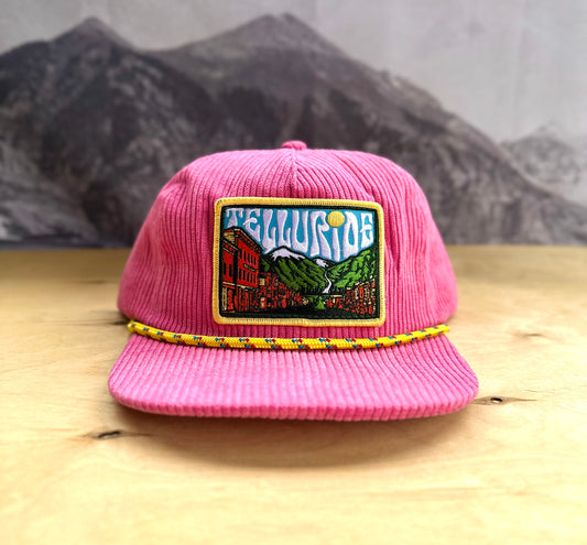 Telluride Corduroy Rope Hat - Pink