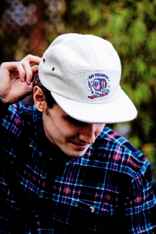 Telluride Gondola Wool Camp Hat - White