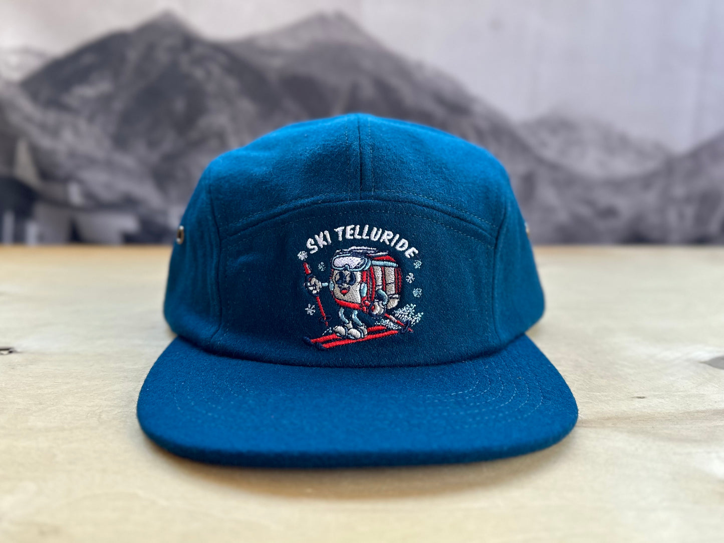 Telluride Gondola Wool Camp Hat - Blue