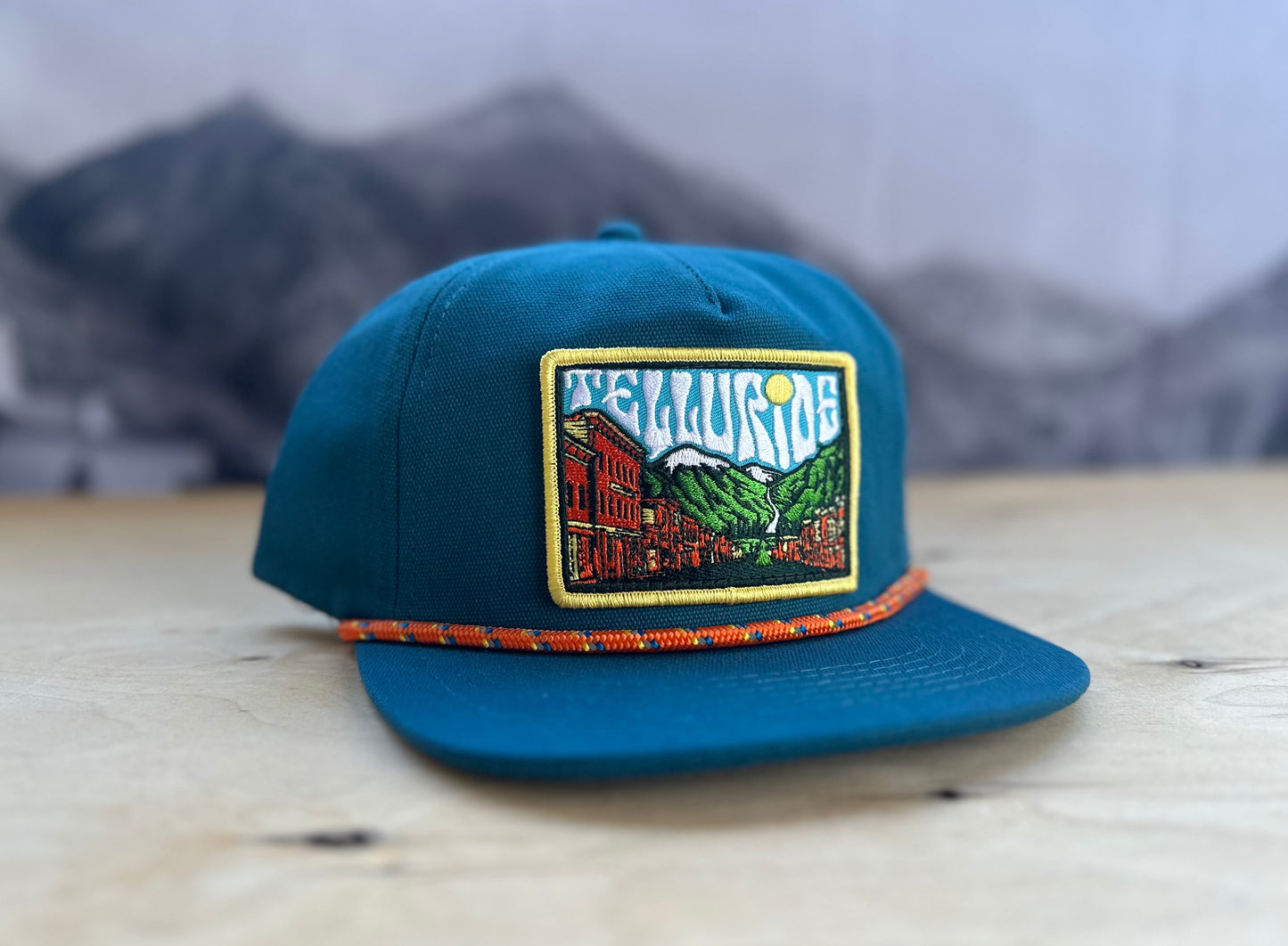 Telluride Sky Canvas Patch Hat- Pacific