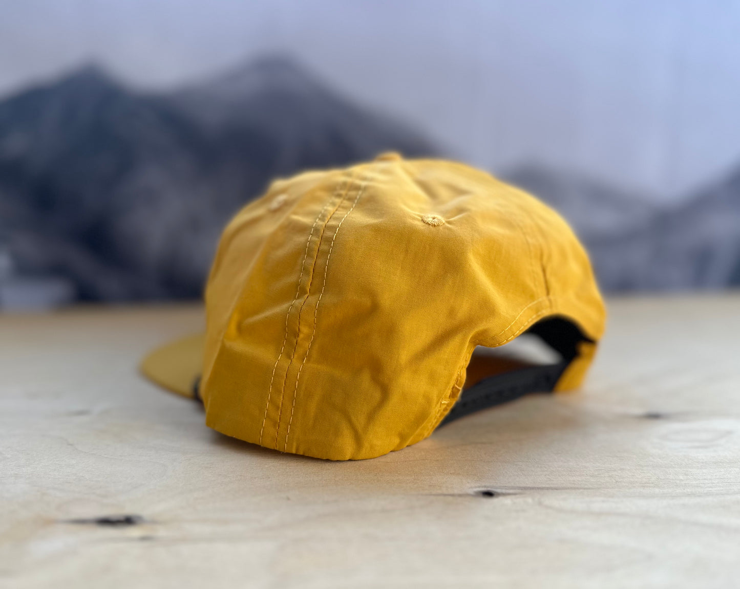 Telluride Sky Nylon Patch Hat- Mustard Yellow