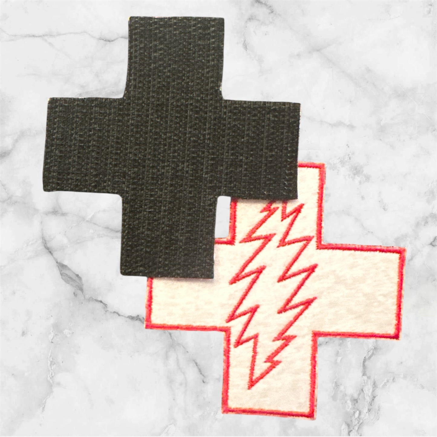 Ski Patrol Bolt Patch Large Velcro