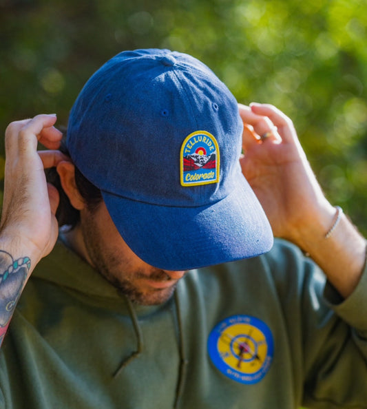 Telluride Colorado Navy Dad Hat