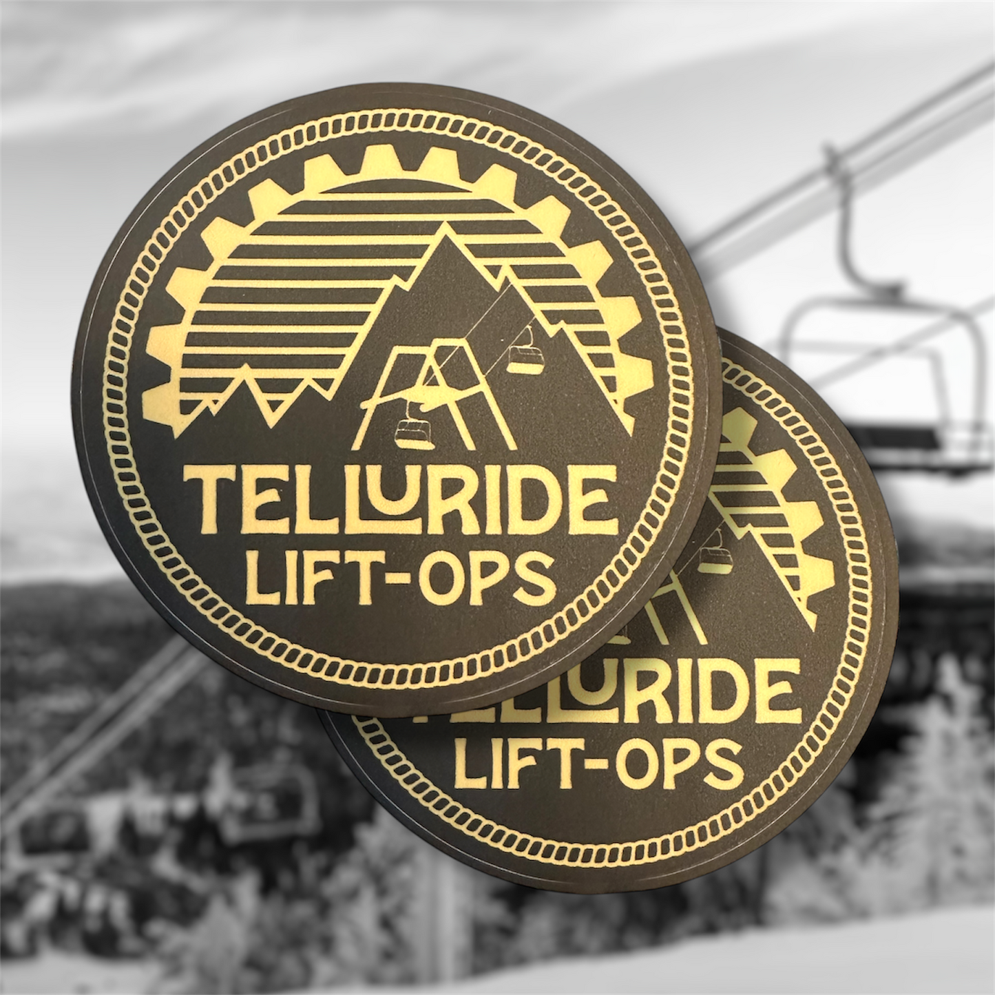 Telluride Lift Ops Stickers (2)