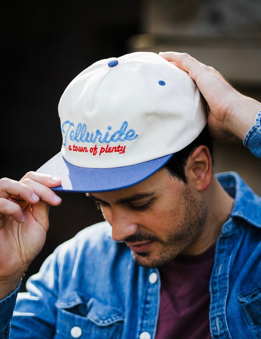 Telluride of Plenty Cotton Hat - White/Blue