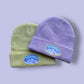 Telluride Wilson Waffle Knit Beanie Hat- Violet