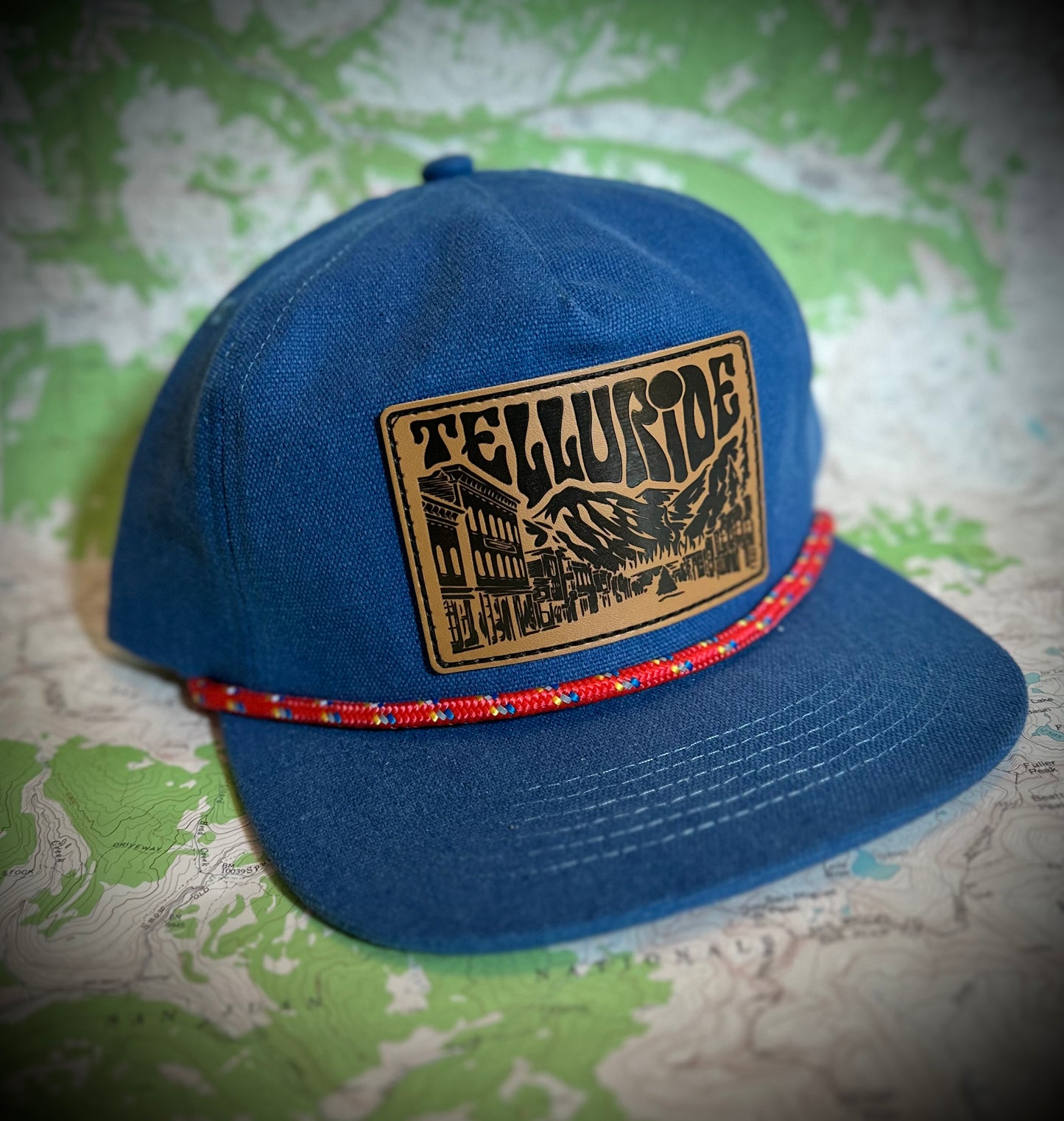 Telluride Sky Canvas Hat - Denim Blue