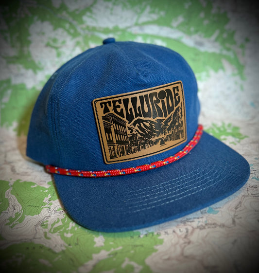 Telluride Sky Canvas Hat - Denim Blue