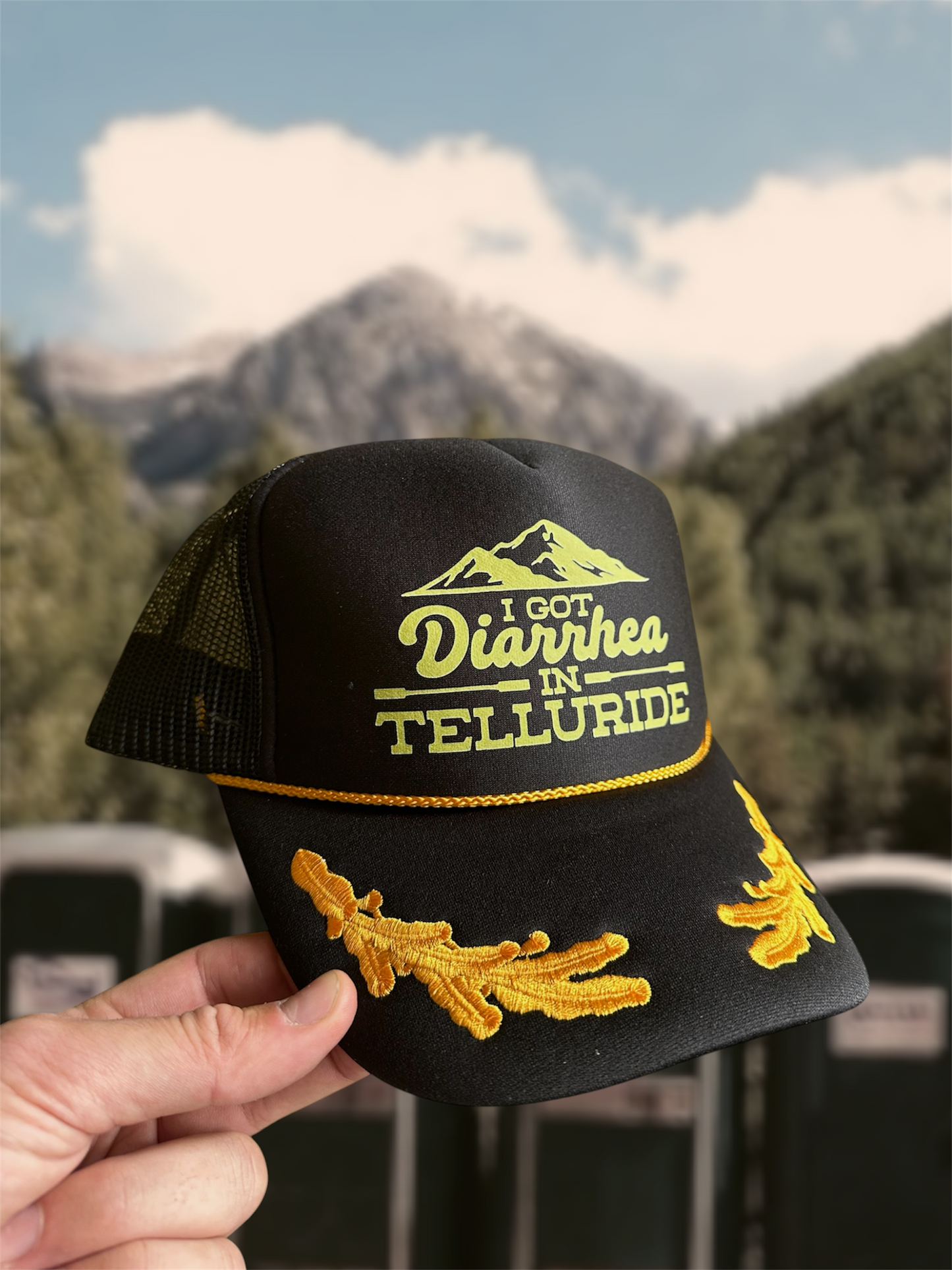 Diarrhea in Telluride Trucker Hat
