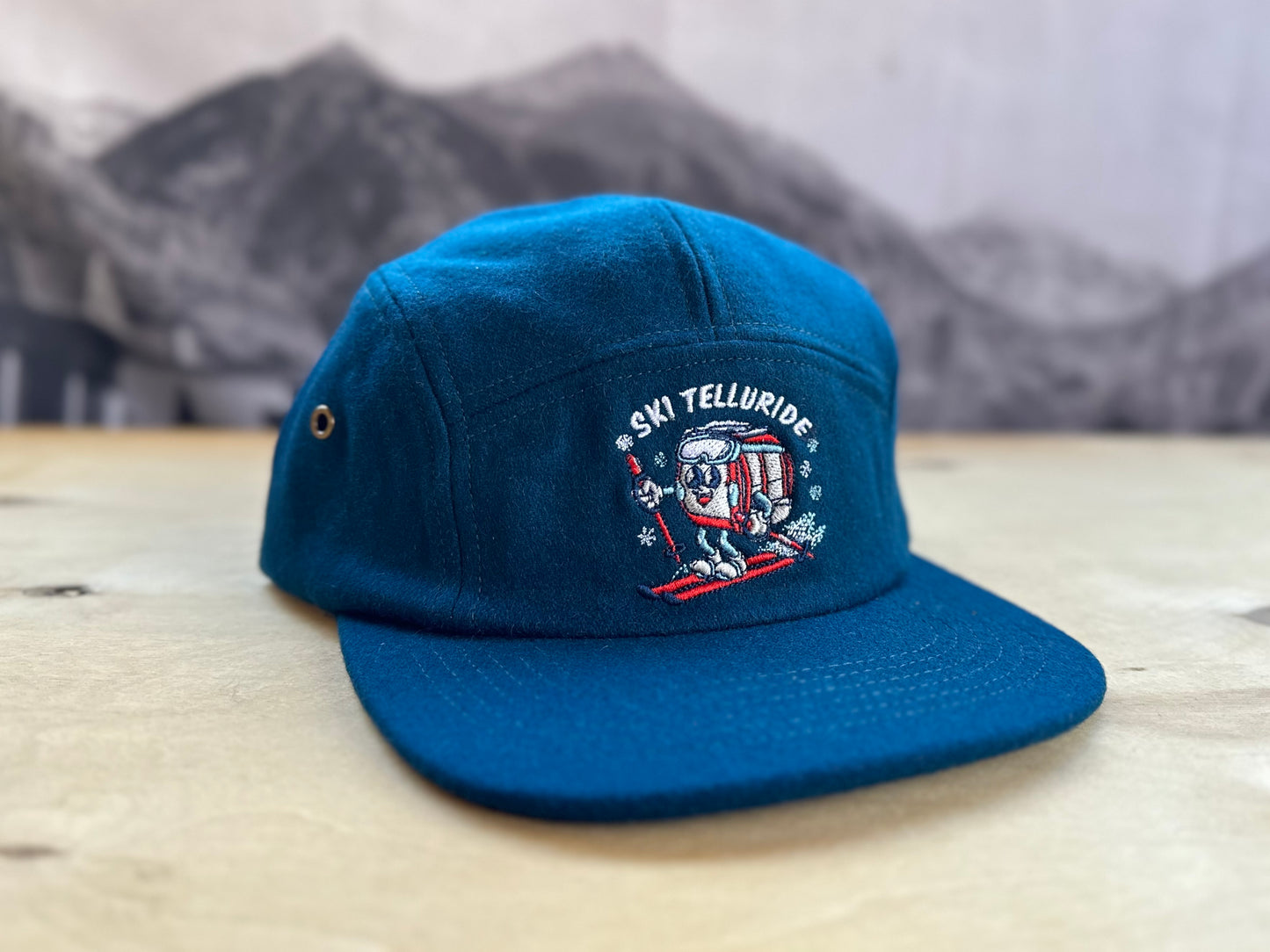 Telluride Gondola Wool Camp Hat - Blue