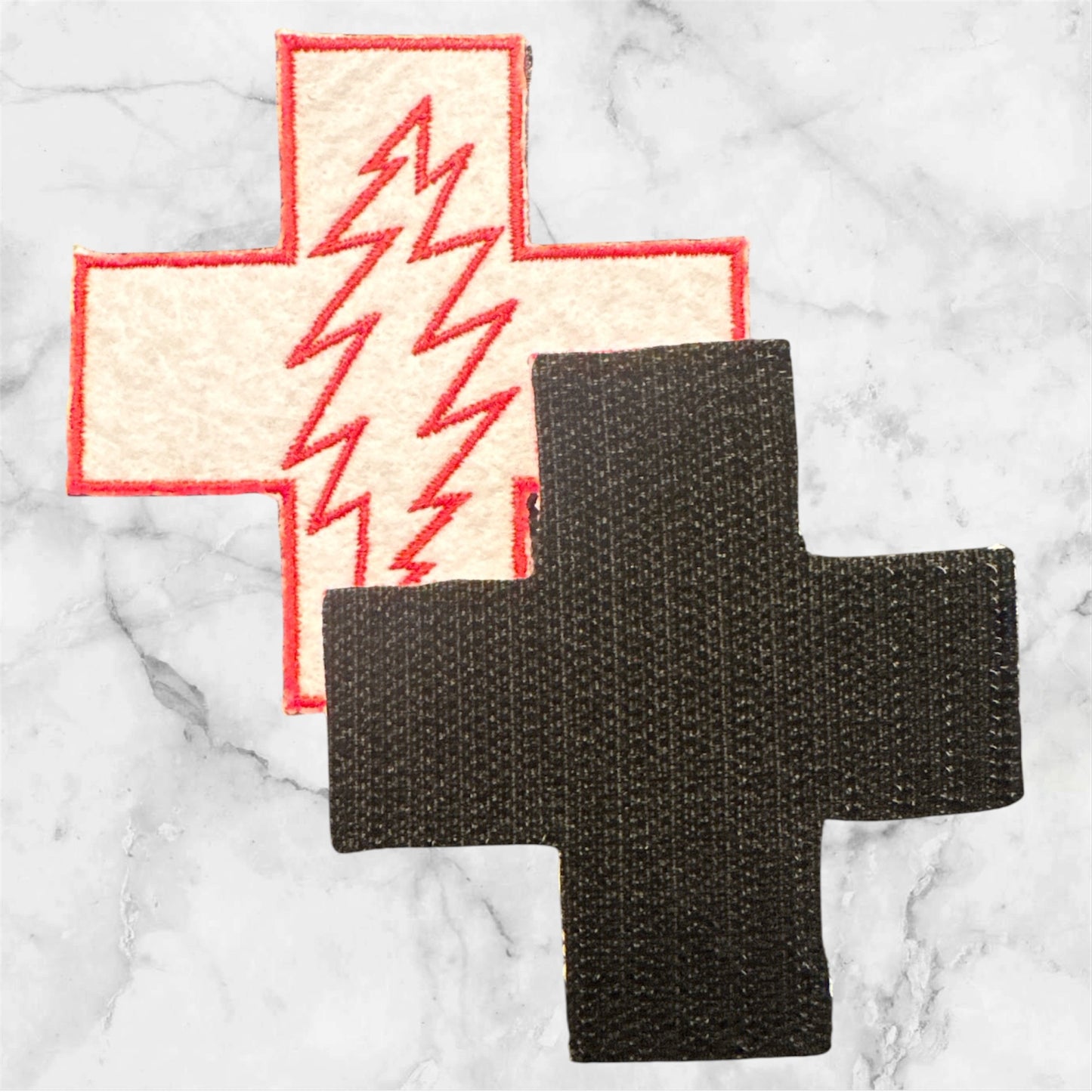 Ski Patrol Bolt Patch Large Velcro