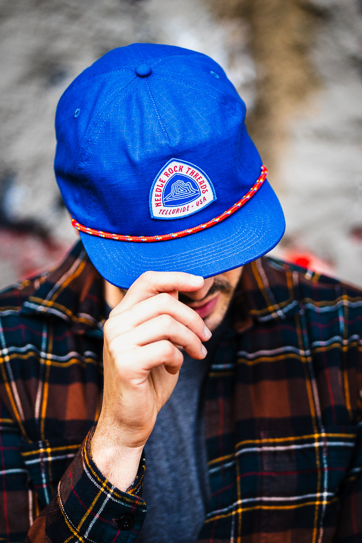 Needle Rock Threads Ripstop Hat - Blue