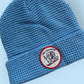 Telluride Gondola Waffle Beanie Hat- Powder Blue