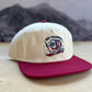 Ski Telluride Gondola Canvas Hat- White/Red