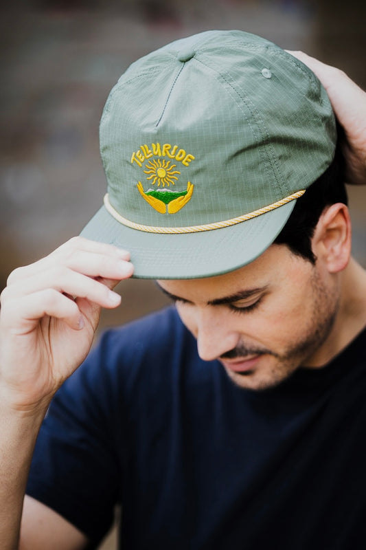 Telluride Valley Ripstop Nylon Hat - Olive Green