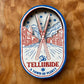 Telluride Ski Town Wood Fridge Magnet