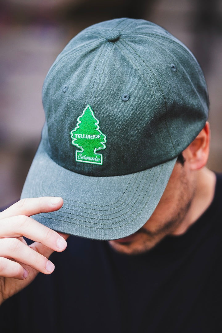 Telluride Tree Baseball Hat - Green
