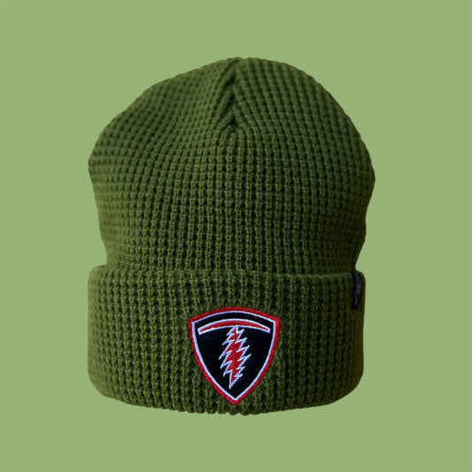 Telluride T Bolt Beanie Knit Hat Green