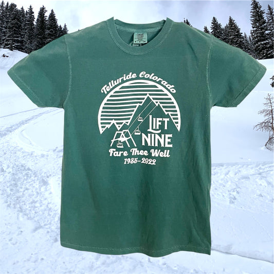 Telluride Colorado Ski Lift 9 Shirt Alpine