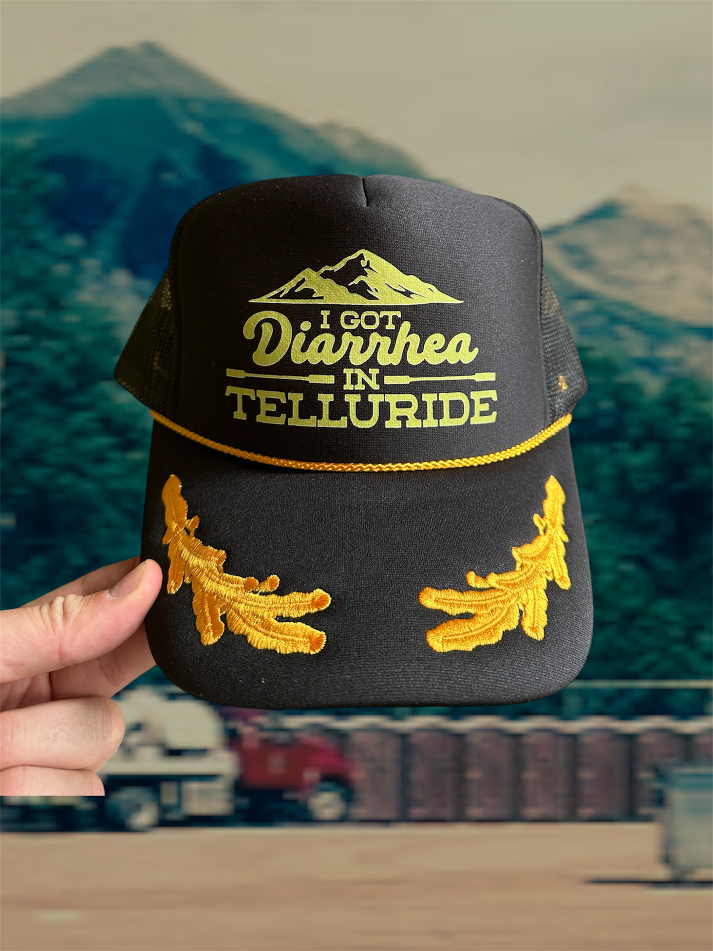 Diarrhea in Telluride Trucker Hat