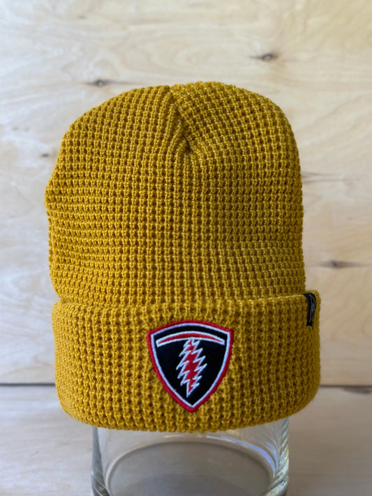 Telluride T Bolt Beanie Knit Hat Yellow