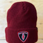 Telluride T Bolt Beanie Knit Hat Red