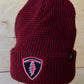 Telluride T Bolt Beanie Knit Hat Red